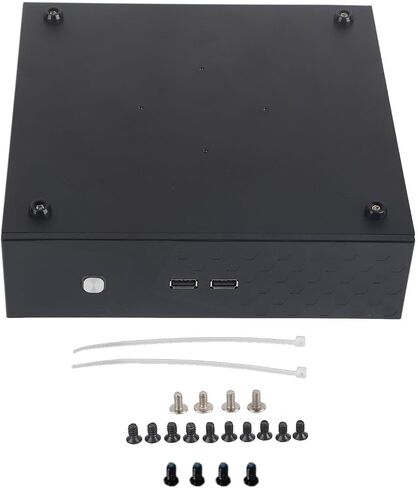 حافظة كمبيوتر مكتبي، حافظة HTPC صغيرة الحجم رائعة مع تبديد حرارة رائع لمحطات الخدمة الذاتية للكمبيوتر الفيديو المنزلي in Saudi Arabia