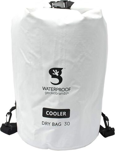 geckobrands 30L Backpack Dry Bag Cooler - Holds 24 Cans or 18 Bottles - Dry Bag Backpack with Adjustable Shoulder Straps - Perfect for Kayaking, Boating, Outdoor Activities and Travel in Saudi Arabia