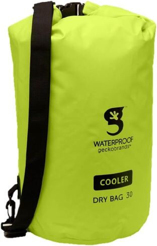 geckobrands 30L Backpack Dry Bag Cooler - Holds 24 Cans or 18 Bottles - Dry Bag Backpack with Adjustable Shoulder Straps - Perfect for Kayaking, Boating, Outdoor Activities and Travel in Saudi Arabia