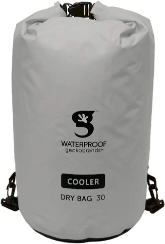 geckobrands 30L Backpack Dry Bag Cooler - Holds 24 Cans or 18 Bottles - Dry Bag Backpack with Adjustable Shoulder Straps - Perfect for Kayaking, Boating, Outdoor Activities and Travel in Saudi Arabia