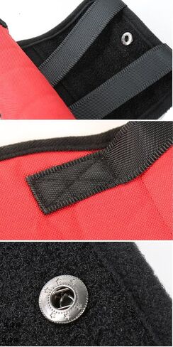 Dog Lift Support Harness Walk Aid Sling Rehabilitation Belly Limb Belt for Rescue Carry Elder Weak Enjury Disable Pet Dogs Recovery (Small, Black) in Saudi Arabia