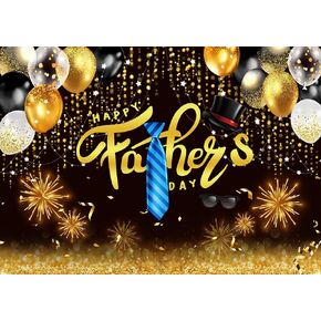 LTLYH 7x5ft Happy Father's Day Photography Backdrop Father's Day Decoration for Photography Father's Day Party Decor Father's Day Banner Backdrops for Photography 180…