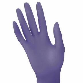 HALYARD Purple Nitrile Dental Patient Exam Gloves, Non-Sterile, 5.9 mil, 9.5", Purple, Small, 53431 (Box of 100)