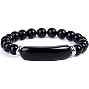 Link Pheromone Bracelet for Women, 8mm Healing Crystal Beads Stretch Bracelet Pink Love Rose Quartz Pheromone Bracelet Handmade Good Luck Energy Chakra Stone Beaded Bangle Jewelry Gifts for Women Mom