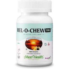 Maxi-Health Research Mel-O-Chew Chewable Melatonin - 100 Chews, 2 pack