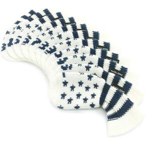 HUGELOONG Star Golf Iron Headcovers Set 11PCS(3~9,P,A,S,L) -Golf Club Head Covers Fit Most Irons(Some Color Way Availablbe)…