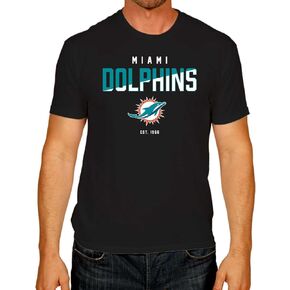Team Fan Apparel Adult NFL Diagonal Fade Color Block T-Shirt - Officially Licensed - Tagless - 100% Cotton - Unisex
