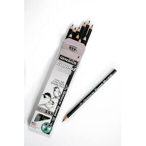 General's Layout Pencil, Extra Black Graphite, Box of 1 Dozen (555)