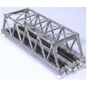 Kato USA Inc. N 248mm 9-3/4 Double Track Truss Bridge Silver KAT20437 N Track