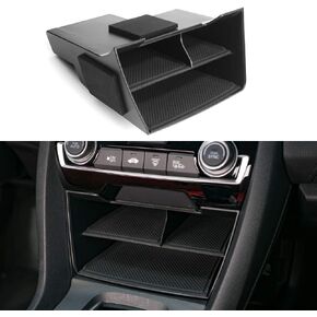 CKE for Honda Civic Accessories Car Center Consoles Storage Box Armrest Organizer Tray Glove Pallet Interior Container Holder for 10th Gen Civic 2021 2020 2019 2018 2017 2016