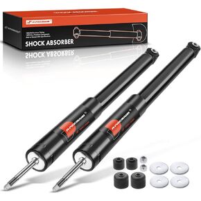 A-Premium Rear Pair (2) Shock Struts Absorbers Compatible with Mercedes-Benz W210 E280 1999, E300 1996-1999, E320 E420 E430, Driver and Passenger Side