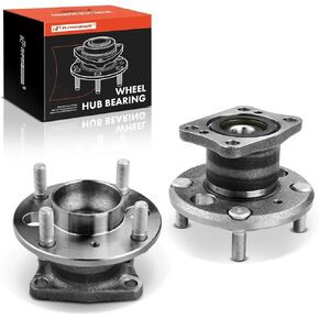 A-Premium 2 x Rear Wheel Bearing and Hub Assembly with 4-Lug Compatible with Ford Fiesta 2011-2019