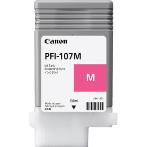 خزان حبر Canon PFI-107M بسعة 130 مل لطابعات iPF680/685/780/785، أرجواني