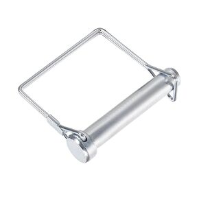 Square Safety Coupler Pin (1/2"x2.56"/ 12x65mm), Carbon Steel Shaft Locking Pin - for House Construction, Tractors, Trailers, Trucks, Mowers