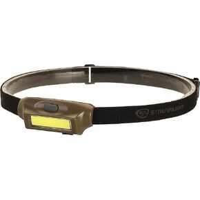 Streamlight 61702 Bandit 180-Lumen Rechargeable LED Headlamp With USB Cord, Hat Clip & Elastic Headlamp, White LED, Black
