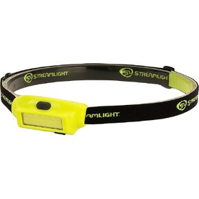 Streamlight 61702 Bandit 180-Lumen Rechargeable LED Headlamp With USB Cord, Hat Clip & Elastic Headlamp, White LED, Black