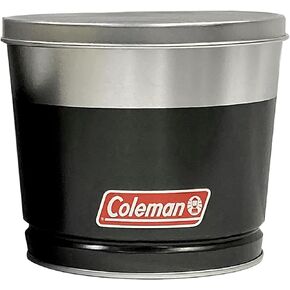 Coleman Outdoor Citronella Candle, Decorative Tin Candle for Patio, Backyard, Outdoor, Camping Candle, Black Tin Candle with Cover, Up to 25 Hours Burn time, 11oz