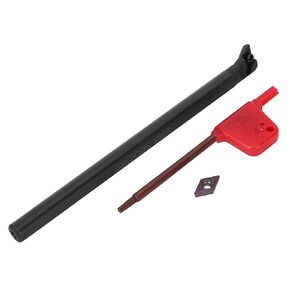 Jeanoko, 125 x 8mm Lathe Boring Bar High Precision Lathe Tool Holder Set Blade Insert CNC Lathe Tool Bar for Semi-Finishing Finishing