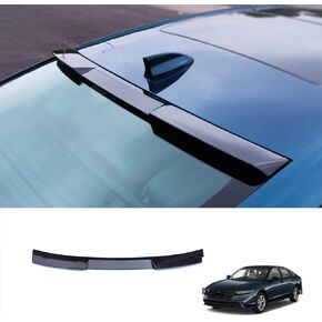 Car Accessories Rear Window Roof Wing Spoiler Compatible with Honda Accord 2023 2024 (Carbon Fiber) 1PC ABS