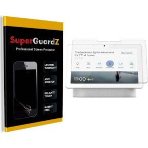 [3-Pack] for Google Nest Hub Max Screen Protector - SuperGuardZ, Anti-Glare, Matte, Anti-Fingerprint, Anti-Bubble [Lifetime Replacement]