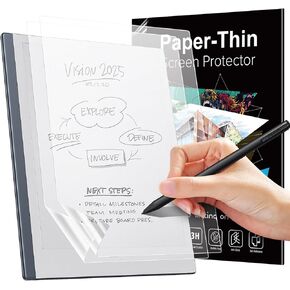 MoKo 2 Pack Paper Screen Protector Compatible with Remarkable 2 (2020 Released), Anti-Glare Matte Film Fits Remarkable 2 2020, PET Eye Protection for Drawing, Note-taking like on Paper, Matte
