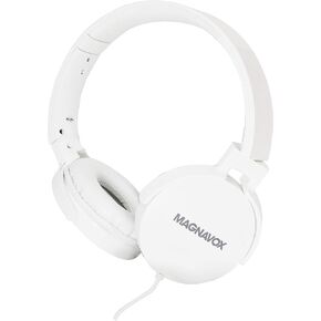 سماعات رأس ستيريو مع ميكروفون من ماجنافوكس MHP5026M-WH باللون الأبيض in Kuwait
