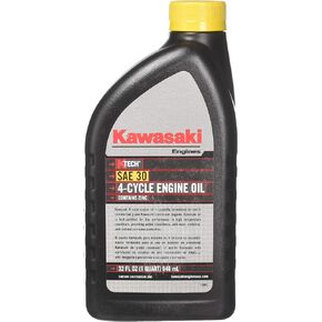 Kawasaki 12PK Genuine 4-Cycle Engine Oil 1QT Bottle SAE 30 K-Tech 99969-6281