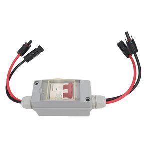 MCB 2P DC 500V 32A Disconnect Switch with IP65 Waterproof Distribution Box (with Cable and PV Connector)