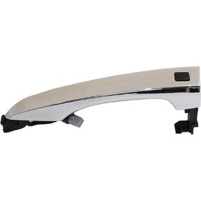 Front Left Driver Side Exterior Chrome Door Handle with Smart Key Compatible with Hyundai Tucson 2016 2017 2018 2019 Replace 82651-D3710 82651D3710