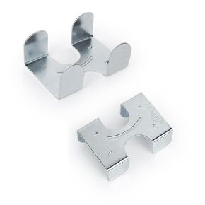 Aoneky Metal Clamp for Rope - Metal Clips for 3/8-inch, 1/2-inch, 5/8-inch, 3/4-inch, 7/8-inch, 1-inch Rope, Cords, String (4 Pack Clamps for 3/4-inch Rope)