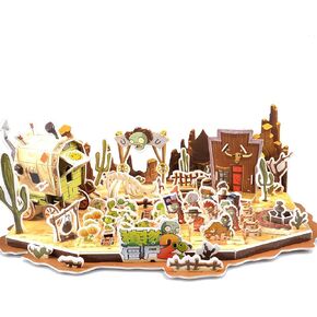 3D Paper Puzzles, Plants and Zombies 3D Jigsaw Puzzles, Thick Sturdy Fit Together Perfectly, Creative Great Gifts for Kids and Fans,Birthday and Christmas Party New