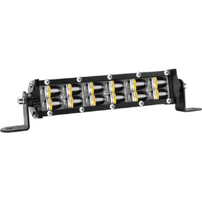 Slim Led Light Bar 7 inch 30W Single Row Driving Fog Lamp Spot Flood Combo Beam Off Road Led Light Bars for Trucks Boat SUV Bumper ATV Trucks Roof 12-24V