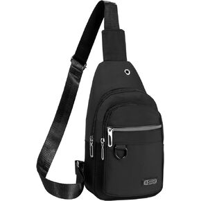 Small Sling Backpack Crossbody Sling Bag for Men Women, Fanny Pack Cross Body Bag for Outdoors Hiking Travel
