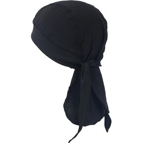 Men's Do Rag Sweat Wicking Skull Cap Cooling Helmet Line Headwear Dew Rags