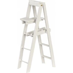 Melody Jane Dollhouse White Step Ladders Large Miniature Decorators Accessory