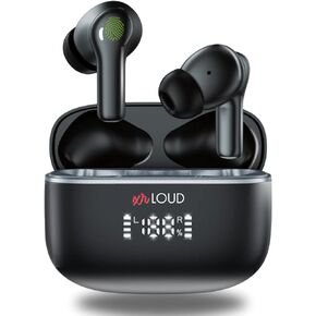 XR LOUD™ Latest 5.4 Bluetooth Earbuds M16 120H Standby 6Mic Hybrid True Wireless Earphones, ASAP Charge, ANC ENC Noise Cancellation, 13mm Drivers, Touch Controls, Unbeatable Sound Challenge