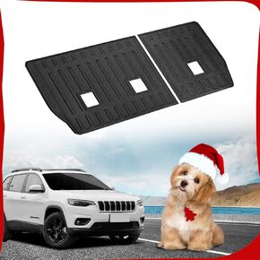 Compatible for Jeep Cherokee 2024 2023-2014 Backrest Mats (No Latittude), All-Weather Rear Seat Cover Protector for Cherokee 2014 2015 2016 2017 2018 2019 2020 2021 2022 2023 2024 Accessories