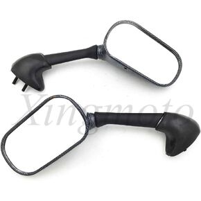 NBX- Motorcycle Carbon Fiber OEM Aftermarket Racing Mirrors For Compatible with For Compatible with 2000-2001 YZF-RZ1 /1998-2002 Yamaha Yzf-R6 YZF-R1 /2003-2005 Yamaha YZF-R6/ 2006-2009 YZF-R6S