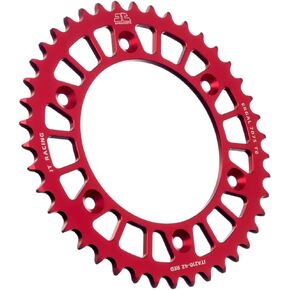 JT Sprockets JTA210.42RED Red Racelite Anodized Aluminum 7075 T6 Rear Sprocket, Single