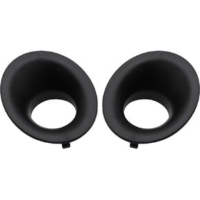 Pair Fog Light Bezel, Driver and Passenger Side Fog Light Trim Replacement for Dodge Challenger 2015-2022 Replaces 68259663AA, 68259662AA | CH1038177, CH1039177
