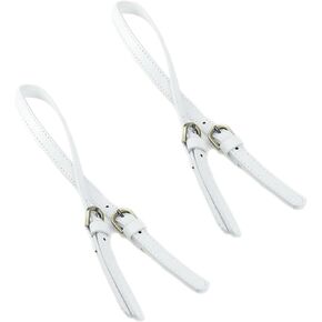 MY MIRONEY 2PCS Leather Handbag Strap 25.59" to 27.95" Adjustable PU Leather Purse Handles Black Leather Shoulder Strap Replacement