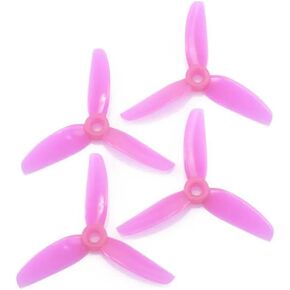 8pcs HQProp 3X3X3 3030 3 Inch 3-Blade Propeller Set (4X CW / 4X CCW) Poly Carbonate (Black)