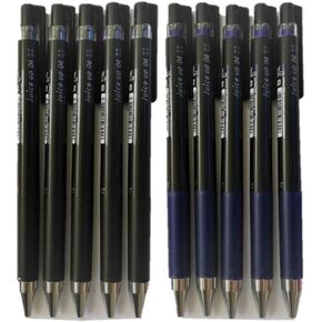 Pilot juice up 04 Retractable Gel Ink Pen, Ultra Fine Point 0.4mm, 5 Black and 5 Blue-Black (Value set)