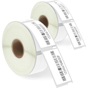 BETCKEY - Compatible DYMO 30330 (3/4" x 2") Multipurpose Labels - Compatible with DYMO Labelwriter 450, 4XL & Zebra Desktop Printers [2 Rolls/1000 Labels]