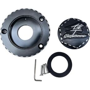 Billet Aluminum CNC Gas Fuel Tank Cap Cover Compatible with Suzuki Hayabusa GSXR1300 2008-2020