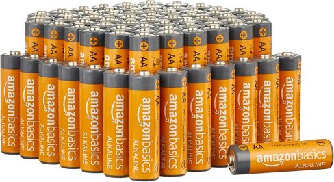 Amazon Basics AA High-Performance Alkaline Batteries, 500 Count (5 Packs of 100) in Saudi Arabia