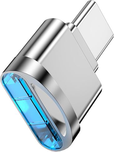 قارئ بطاقات USB C Micro SD، قارئ بطاقات USB من النوع C إلى Micro SD SDHC SDXC OTG، قارئ بطاقات ذاكرة من النوع C TF متوافق مع iPhone 15/15 Plus/15 Pro/15 Pro Max، Galaxy S24 S23، iPad Pro، Mac، MacBook in Saudi Arabia