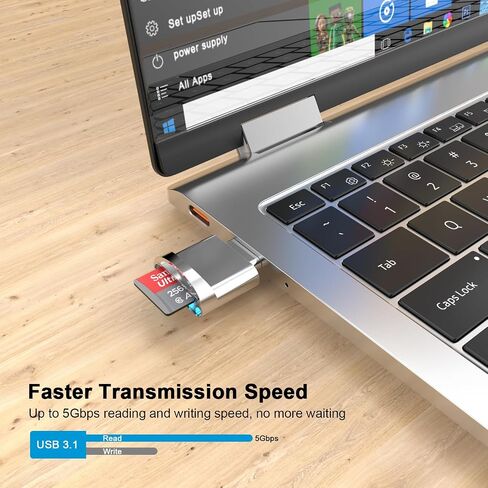قارئ بطاقات USB C Micro SD، قارئ بطاقات USB من النوع C إلى Micro SD SDHC SDXC OTG، قارئ بطاقات ذاكرة من النوع C TF متوافق مع iPhone 15/15 Plus/15 Pro/15 Pro Max، Galaxy S24 S23، iPad Pro، Mac، MacBook in Saudi Arabia