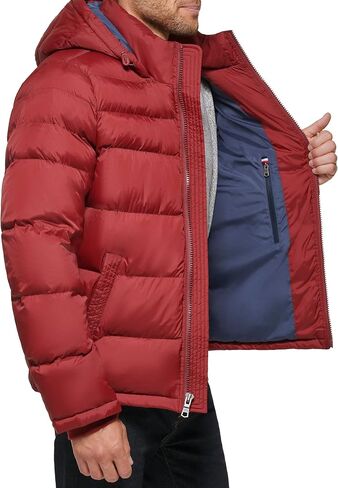Tommy Hilfiger Men's Hooded Puffer Jacket in Saudi Arabia