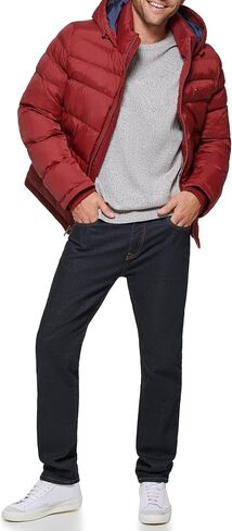 Tommy Hilfiger Men's Hooded Puffer Jacket in Saudi Arabia